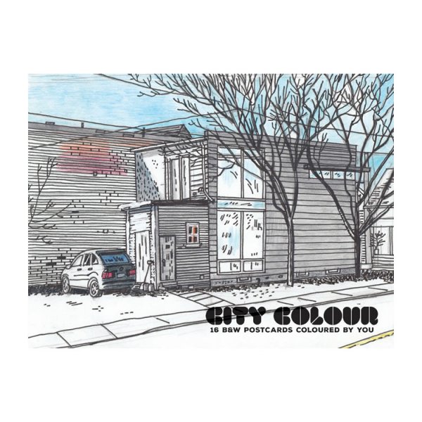 City Colour postcard coloring book