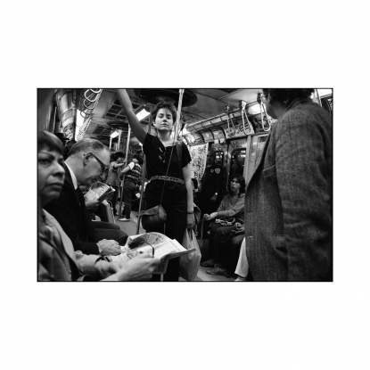 New York City subway 1986